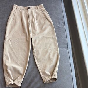 Zara Tan Casual Pants